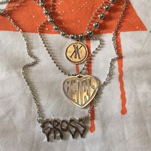 E girl inspired necklaces tumblr scene emo tik tok hot topic e boy grunge rock